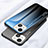 Carcasa Bumper Funda Silicona Espejo Gradiente Arco iris M01 para Apple iPhone 13