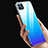 Carcasa Bumper Funda Silicona Espejo Gradiente Arco iris M01 para Oppo Reno4 SE 5G