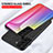 Carcasa Bumper Funda Silicona Espejo Gradiente Arco iris M01 para Samsung Galaxy S21 5G