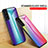 Carcasa Bumper Funda Silicona Espejo Gradiente Arco iris M01 para Samsung Galaxy S21 Plus 5G