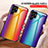 Carcasa Bumper Funda Silicona Espejo Gradiente Arco iris M01 para Samsung Galaxy S23 Ultra 5G