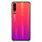 Carcasa Bumper Funda Silicona Espejo Gradiente Arco iris M02 para Huawei P30