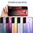 Carcasa Bumper Funda Silicona Espejo Gradiente Arco iris M02 para Samsung Galaxy S21 FE 5G