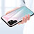 Carcasa Bumper Funda Silicona Espejo Gradiente Arco iris M02 para Samsung Galaxy S21 Ultra 5G