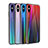 Carcasa Bumper Funda Silicona Espejo Gradiente Arco iris para Apple iPhone Xs