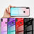 Carcasa Bumper Funda Silicona Espejo Gradiente Arco iris para Huawei Enjoy Max