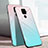 Carcasa Bumper Funda Silicona Espejo Gradiente Arco iris para Huawei Nova 5z