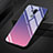 Carcasa Bumper Funda Silicona Espejo Gradiente Arco iris para LG G7