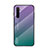 Carcasa Bumper Funda Silicona Espejo Gradiente Arco iris para Realme 6s