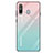 Carcasa Bumper Funda Silicona Espejo Gradiente Arco iris para Samsung Galaxy A8s SM-G8870