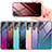 Carcasa Bumper Funda Silicona Espejo Gradiente Arco iris para Samsung Galaxy S21 Ultra 5G