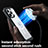 Carcasa Bumper Funda Silicona Transparente 360 Grados con Mag-Safe Magnetic AC1 para Apple iPhone 14 Pro