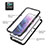 Carcasa Bumper Funda Silicona Transparente 360 Grados M01 para Samsung Galaxy S22 5G