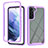 Carcasa Bumper Funda Silicona Transparente 360 Grados M02 para Samsung Galaxy S21 Plus 5G