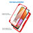Carcasa Bumper Funda Silicona Transparente 360 Grados MJ2 para Samsung Galaxy M32 5G