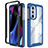 Carcasa Bumper Funda Silicona Transparente 360 Grados para Motorola Moto Edge X30 5G