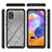 Carcasa Bumper Funda Silicona Transparente 360 Grados YB1 para Samsung Galaxy A31