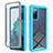 Carcasa Bumper Funda Silicona Transparente 360 Grados ZJ1 para Samsung Galaxy S20 Lite 5G