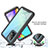 Carcasa Bumper Funda Silicona Transparente 360 Grados ZJ3 para Samsung Galaxy A52s 5G