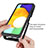 Carcasa Bumper Funda Silicona Transparente 360 Grados ZJ4 para Samsung Galaxy A02s