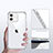 Carcasa Bumper Funda Silicona Transparente Espejo H04 para Apple iPhone 12