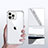 Carcasa Bumper Funda Silicona Transparente Espejo H07 para Apple iPhone 12 Pro