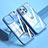 Carcasa Bumper Funda Silicona Transparente Espejo M04 para Apple iPhone 13 Pro