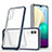 Carcasa Bumper Funda Silicona Transparente Espejo MQ1 para Samsung Galaxy M02