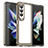 Carcasa Bumper Funda Silicona Transparente J02S para Samsung Galaxy Z Fold3 5G