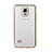Carcasa Bumper Lujo Marco de Aluminio para Samsung Galaxy Note 4 SM-N910F Oro