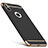 Carcasa Bumper Lujo Marco de Metal y Plastico C01 para Apple iPhone Xs Max Negro