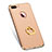 Carcasa Bumper Lujo Marco de Metal y Plastico F04 para Apple iPhone 8 Plus Oro