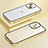 Carcasa Bumper Lujo Marco de Metal y Plastico Funda Bling-Bling LF1 para Apple iPhone 13