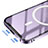 Carcasa Bumper Lujo Marco de Metal y Plastico Funda con Mag-Safe Magnetic LK1 para Apple iPhone 13