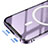 Carcasa Bumper Lujo Marco de Metal y Plastico Funda con Mag-Safe Magnetic LK1 para Apple iPhone 13 Pro Max