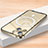 Carcasa Bumper Lujo Marco de Metal y Plastico Funda con Mag-Safe Magnetic LK2 para Apple iPhone 13