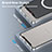 Carcasa Bumper Lujo Marco de Metal y Plastico Funda con Mag-Safe Magnetic LK2 para Sony Xperia 5 V