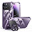 Carcasa Bumper Lujo Marco de Metal y Plastico Funda con Mag-Safe Magnetic LK4 para Apple iPhone 13 Pro