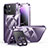Carcasa Bumper Lujo Marco de Metal y Plastico Funda con Mag-Safe Magnetic LK4 para Apple iPhone 13 Pro Max