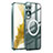 Carcasa Bumper Lujo Marco de Metal y Plastico Funda con Mag-Safe Magnetic P01 para Samsung Galaxy S21 5G