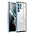 Carcasa Bumper Lujo Marco de Metal y Plastico Funda con Mag-Safe Magnetic P01 para Samsung Galaxy S21 Ultra 5G