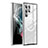 Carcasa Bumper Lujo Marco de Metal y Plastico Funda con Mag-Safe Magnetic P01 para Samsung Galaxy S22 Ultra 5G