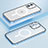 Carcasa Bumper Lujo Marco de Metal y Plastico Funda con Mag-Safe Magnetic QC1 para Apple iPhone 12