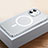 Carcasa Bumper Lujo Marco de Metal y Plastico Funda con Mag-Safe Magnetic QC2 para Apple iPhone 12 Mini