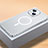 Carcasa Bumper Lujo Marco de Metal y Plastico Funda con Mag-Safe Magnetic QC2 para Apple iPhone 13 Mini