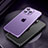 Carcasa Bumper Lujo Marco de Metal y Plastico Funda JL2 para Apple iPhone 13 Pro Max