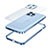 Carcasa Bumper Lujo Marco de Metal y Plastico Funda QC1 para Apple iPhone 14 Pro Max