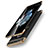 Carcasa Bumper Lujo Marco de Metal y Plastico M01 para Apple iPhone 6S Plus Negro