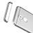 Carcasa Bumper Lujo Marco de Metal y Plastico M01 para Huawei G9 Plus Plata