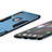 Carcasa Bumper Silicona y Plastico Mate con Soporte para Apple iPhone X Azul